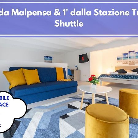10' Da Malpensa & 1' Dalla Stazione TreniShuttle Appartement Somma Lombardo Buitenkant foto